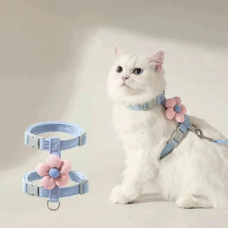 Breathable Cat Harness Set