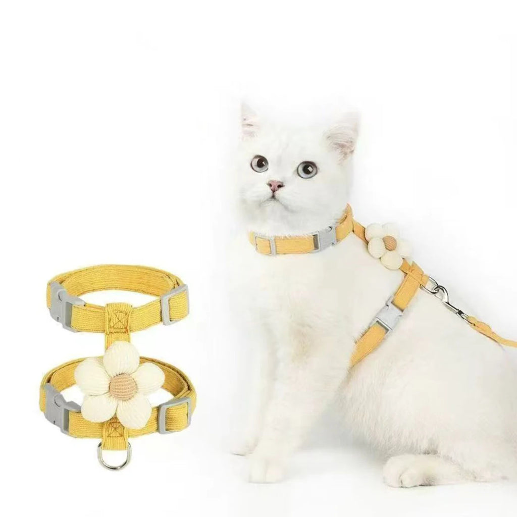 Breathable Cat Harness Set