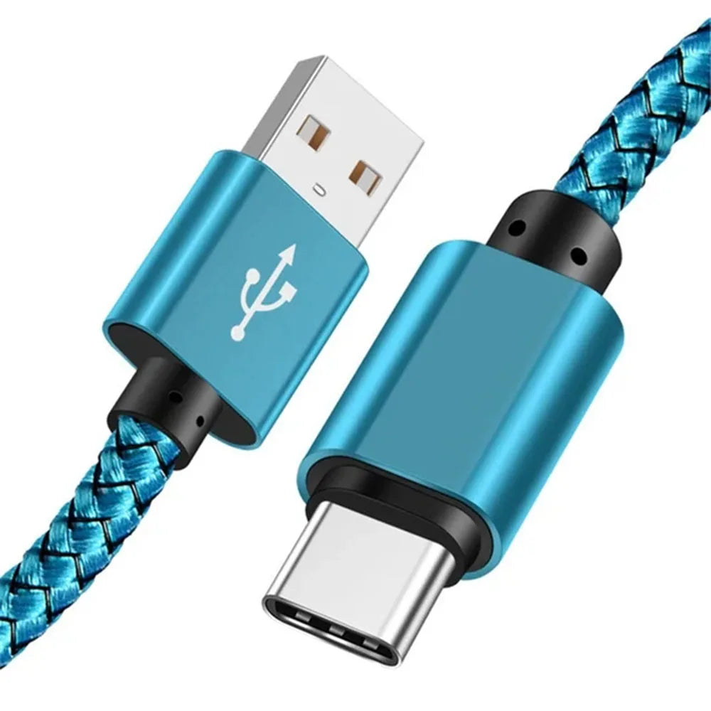 Braided USB-A to USB-C Cable