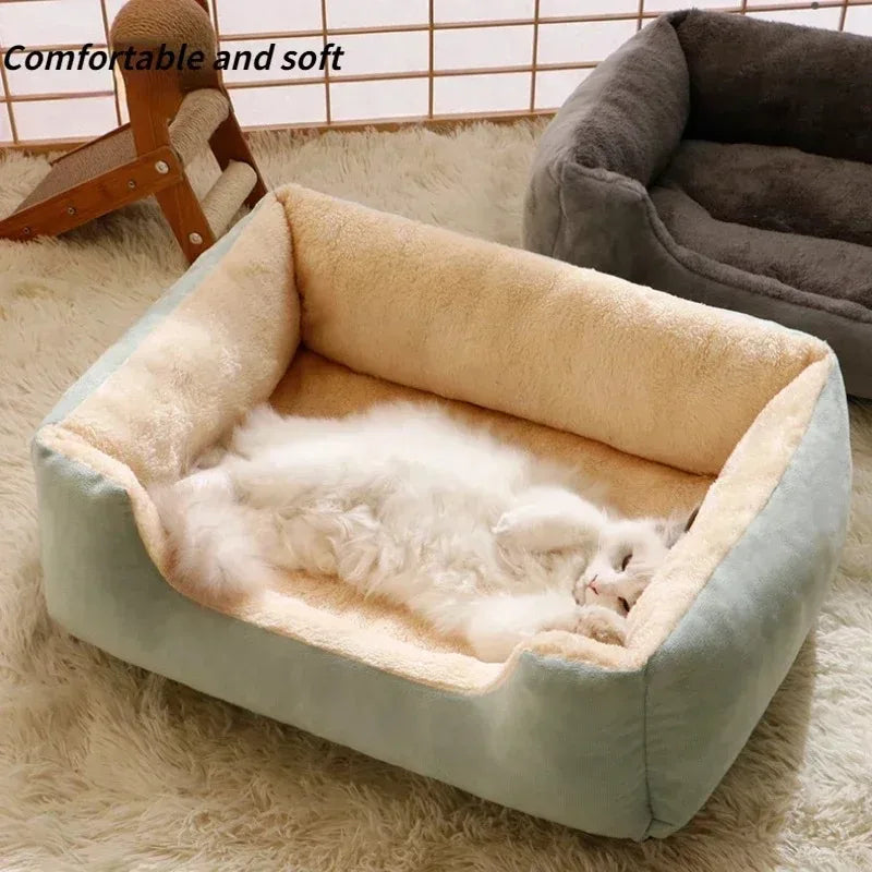 Plush Winter Pet Bed