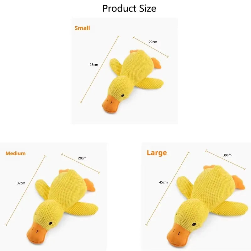 Plush Duck Interactive Dog Toy