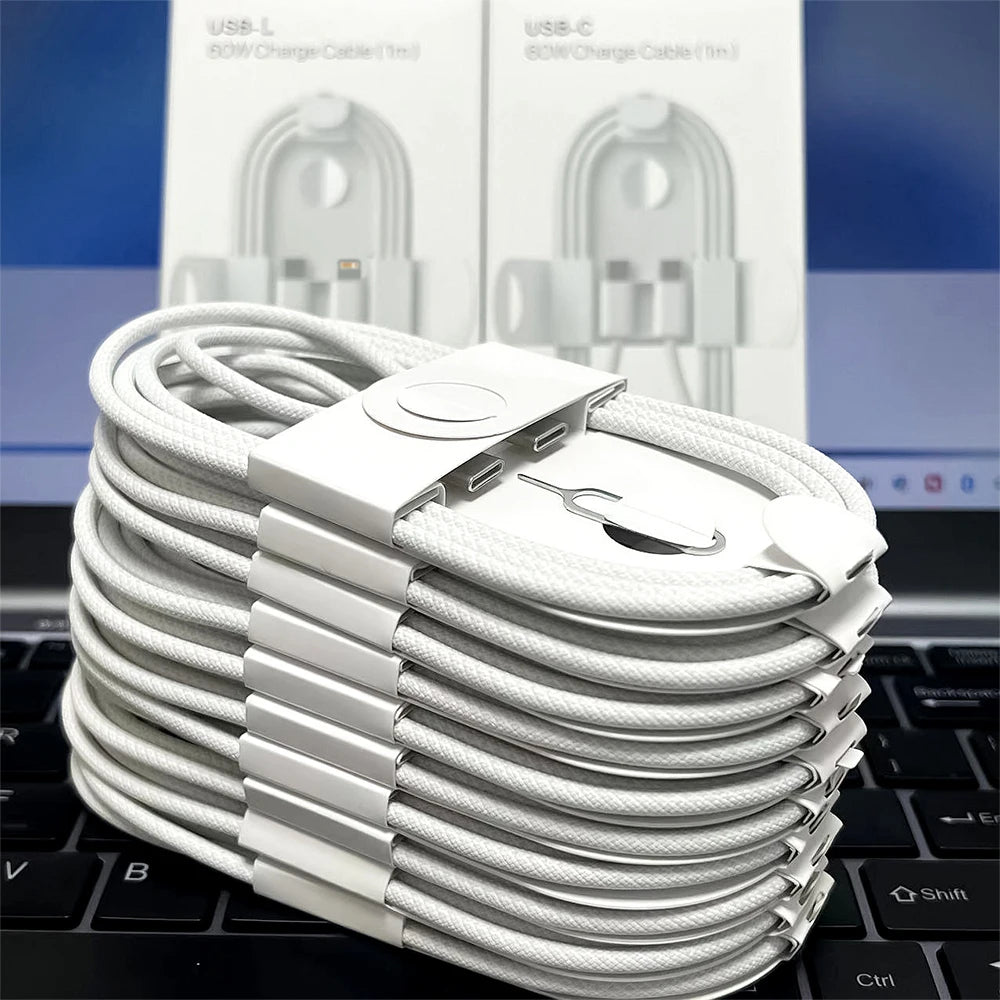 60W Braided USB-C Cable