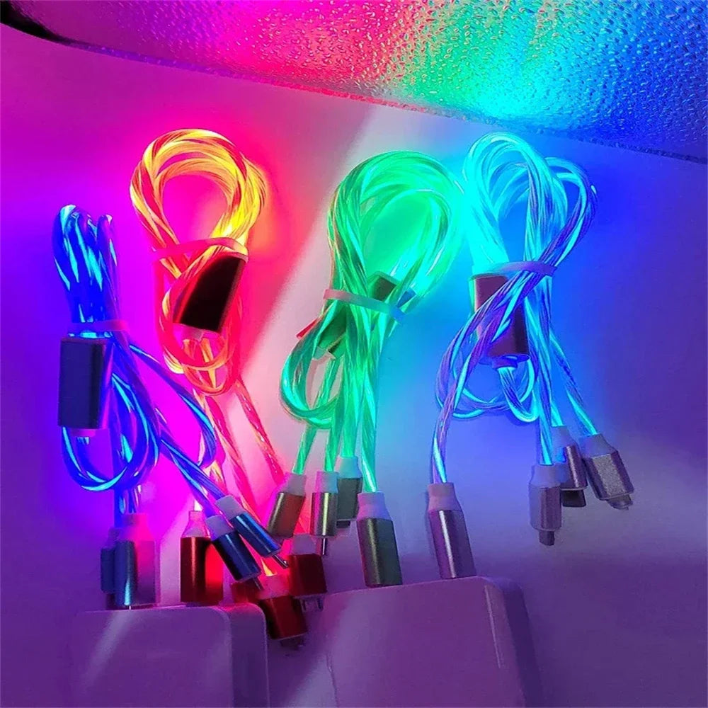 Glowing LED Fast-Charge Cable