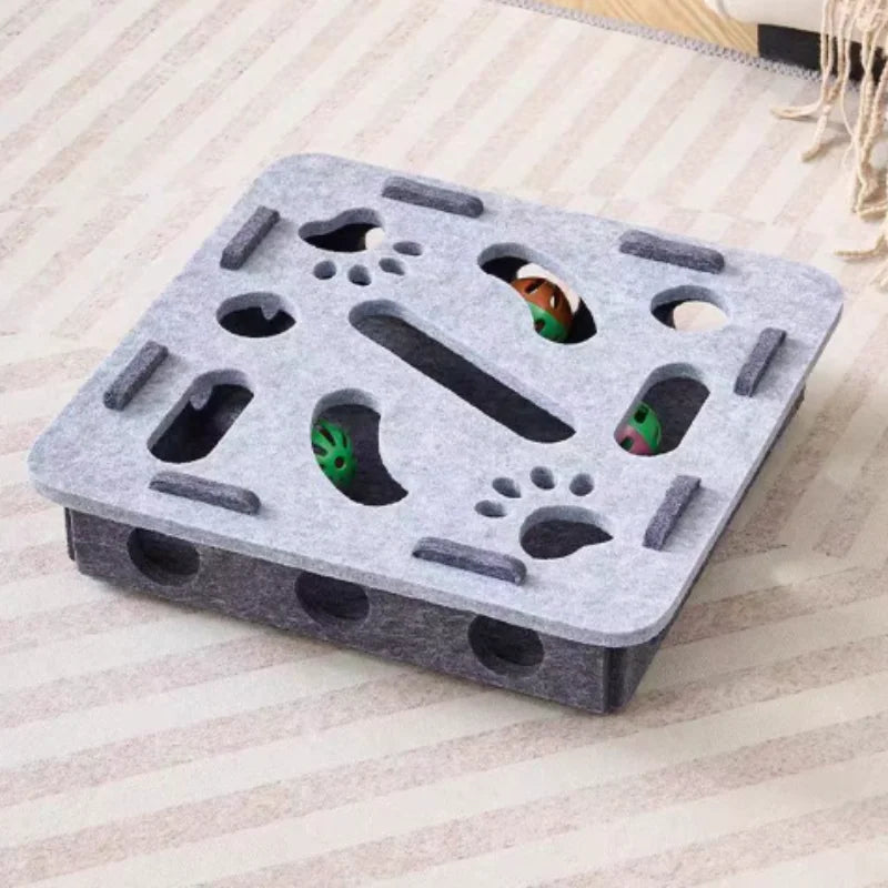 Interactive Cat Puzzle Box