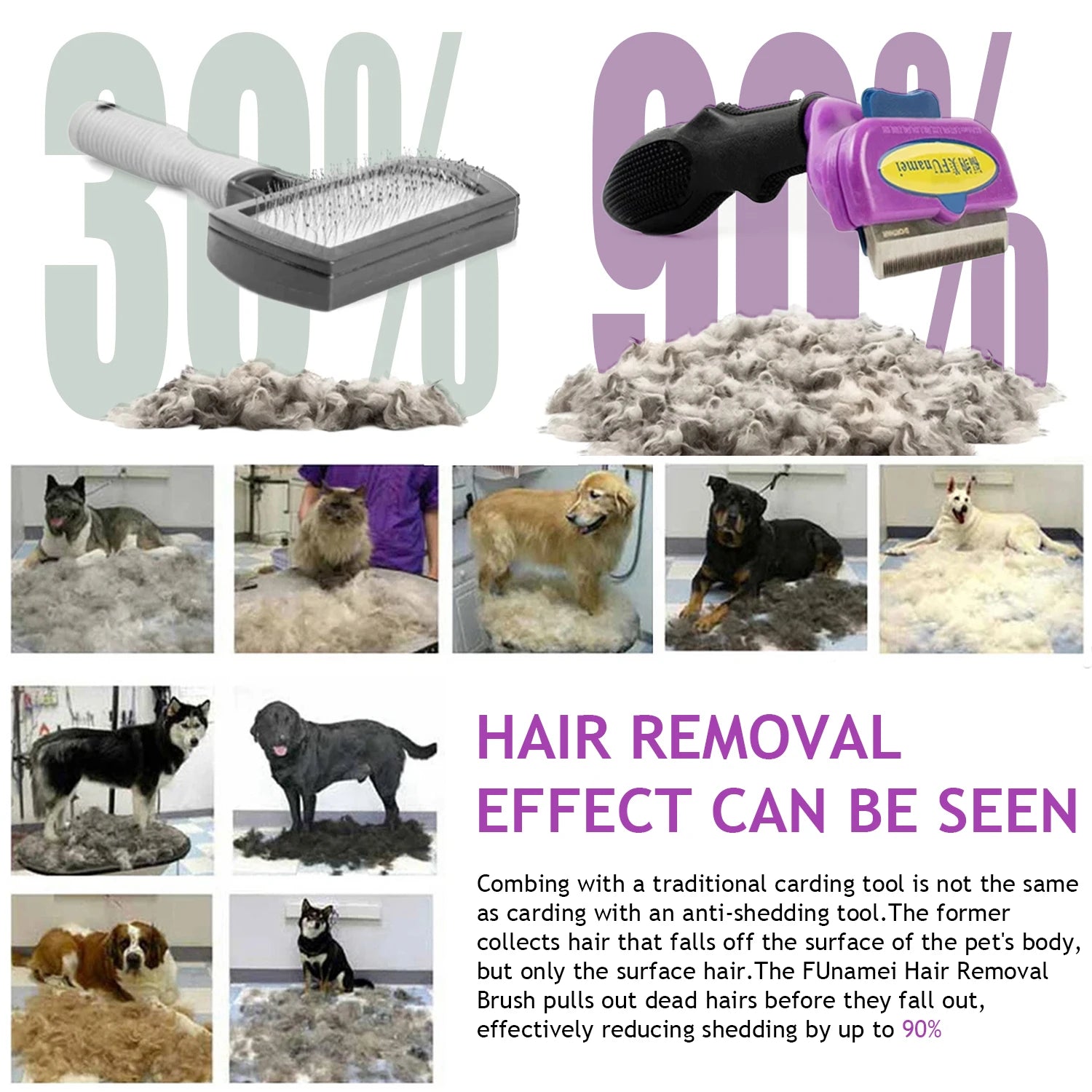 Anti-Knot Grooming Comb