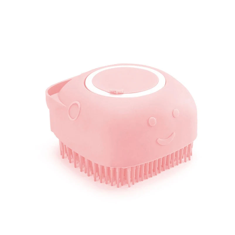 New Bath Massage Brush Bathroom Multifunctional Puppy Big Dog Cat Soft Safety Silicone Pet Accessories for Dogs Cats Tools