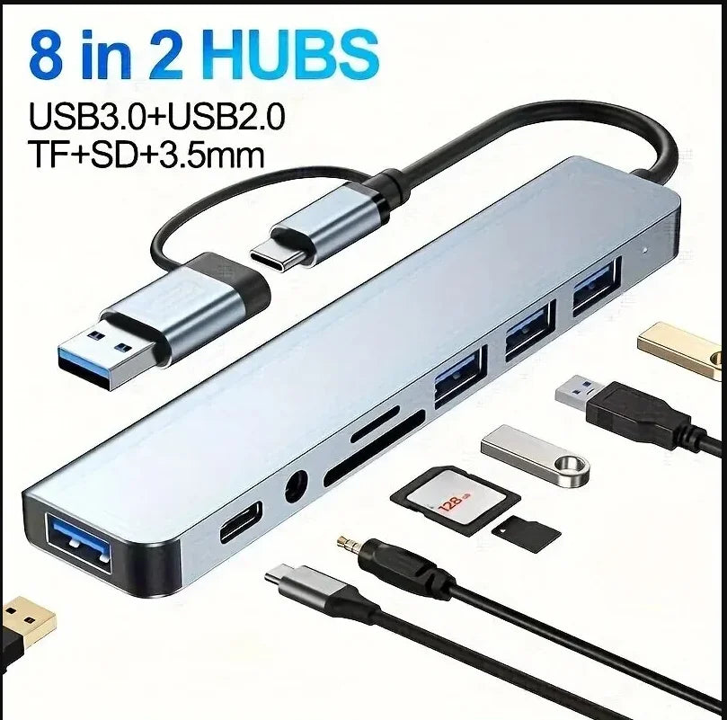 8-in-1 USB-C Docking Hub