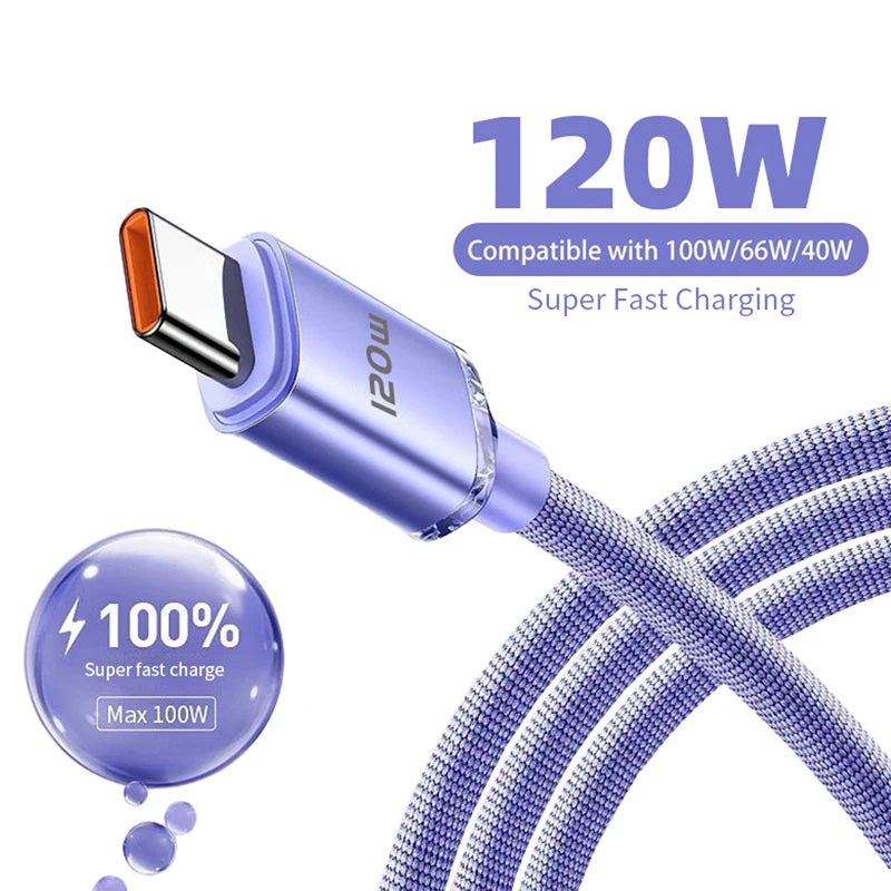 120W USB-C Charging Cable