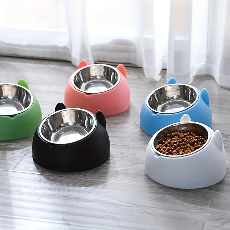 Cat Ear Stainless Bowl Set