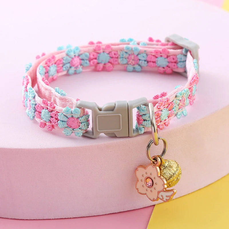 Bell Charm Pet Collar