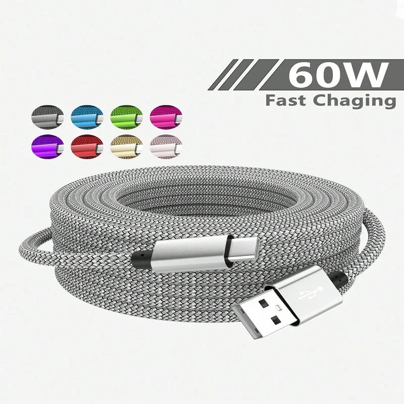 Braided Fast-Charge Cable