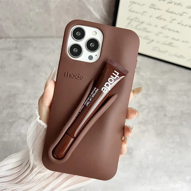 Lip Gloss Silicone iPhone Case