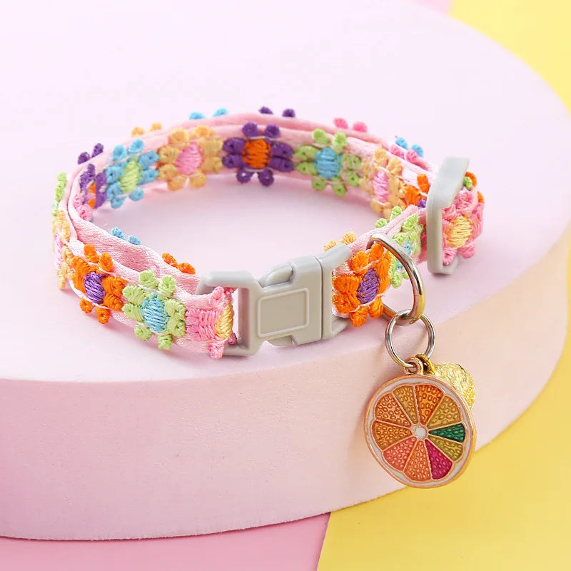 Bell Charm Pet Collar
