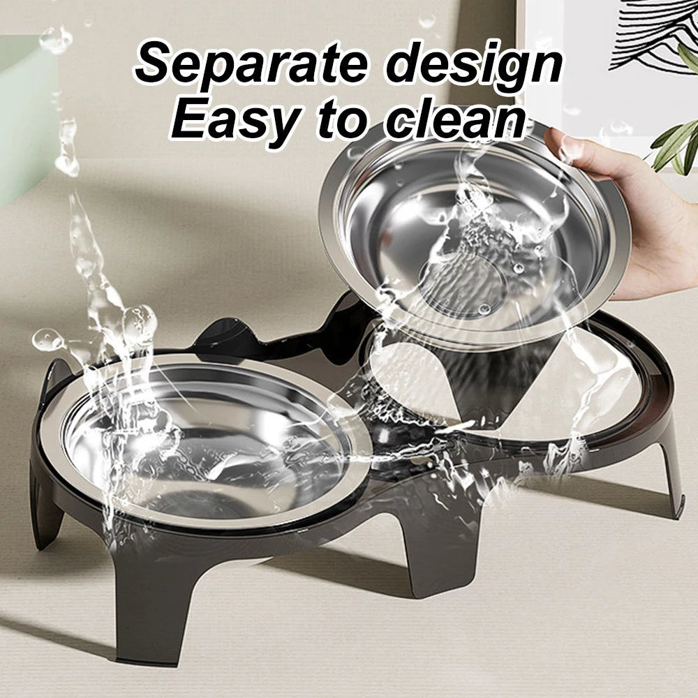 Anti-Tip Stainless Pet Bowl