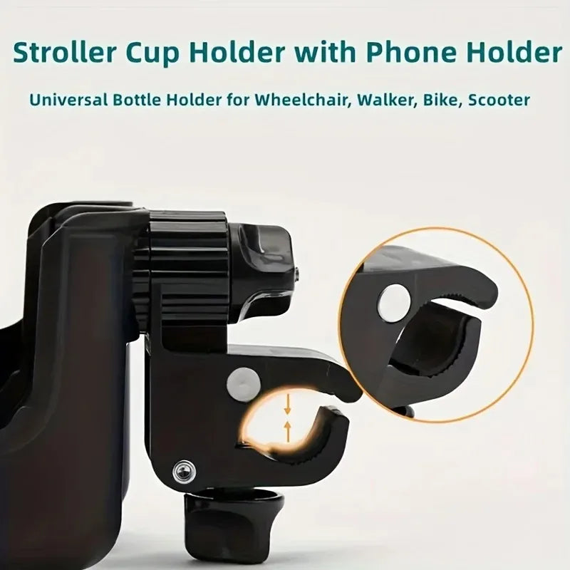 Stroller Cup & Phone Holder