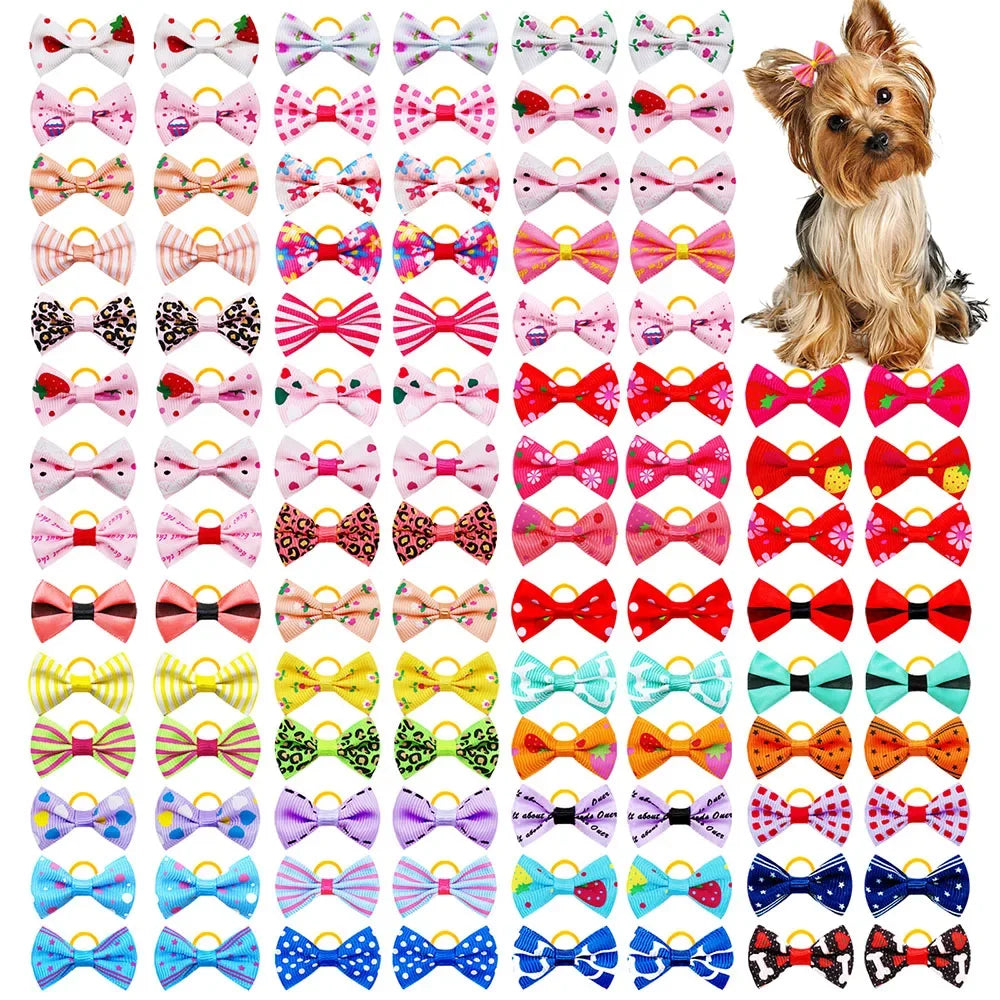 Pet Hair Bows Set