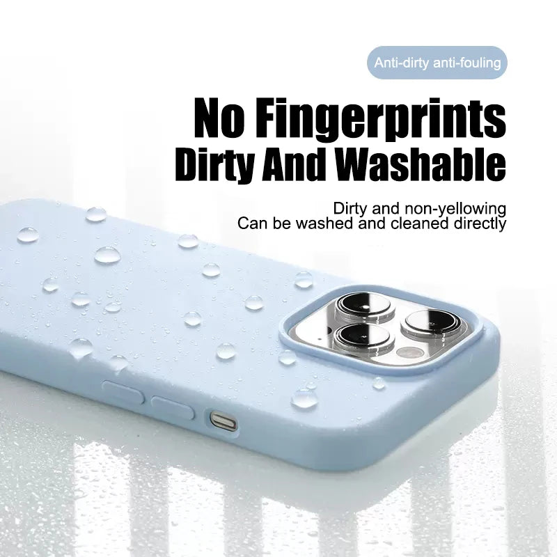 Soft liquid silicone case for iPhone
