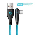 Braided Elbow USB-C Cable