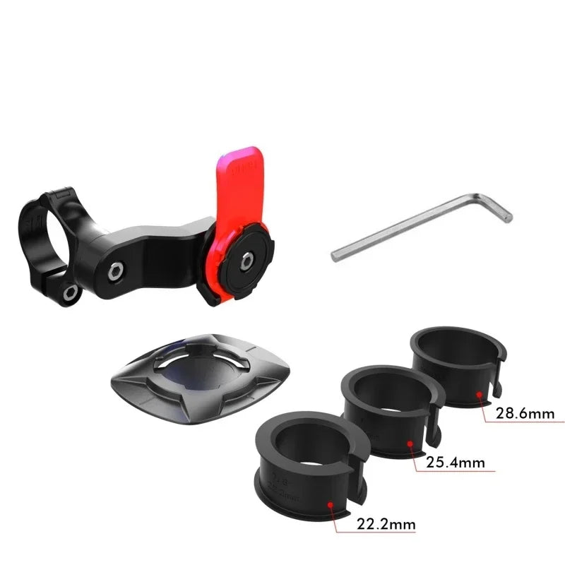 Universal Bicycle Mount for Bicycle and Motorcycle Phone Holder, Mobile Phone Holder for MTB 360° Rotatable for MTB or Road Bike