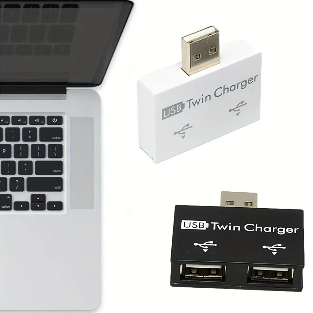 USB 2-Port Splitter Hub