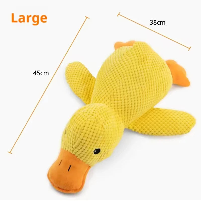 Plush Duck Interactive Dog Toy