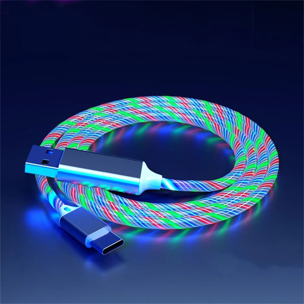 Glowing LED Fast-Charge Cable