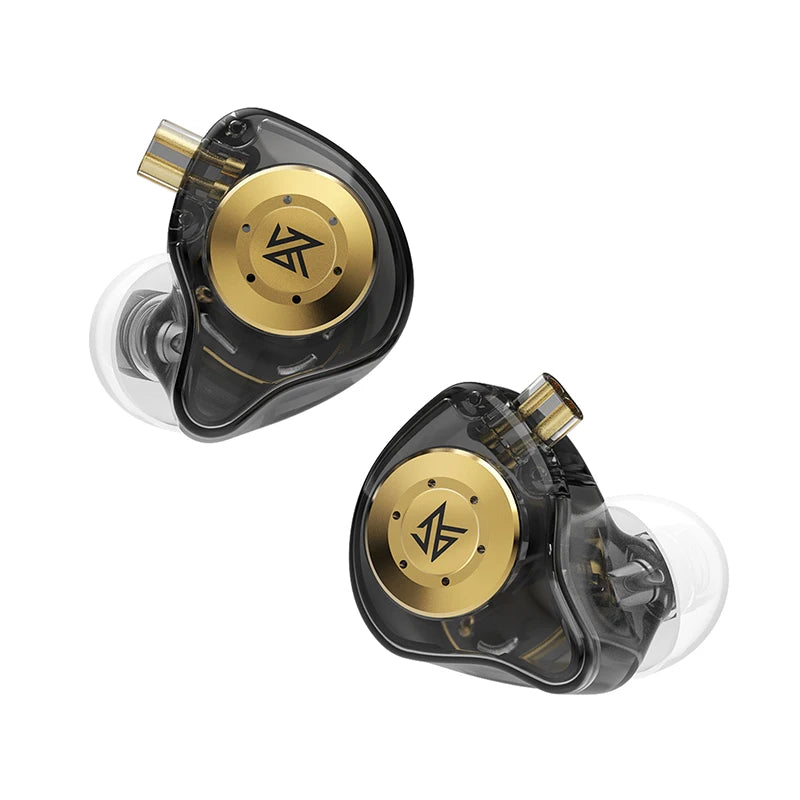 KZ dual-driver noise-cancelling sport earbuds