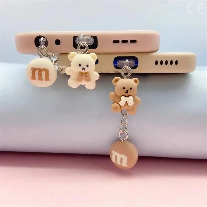 Bear Charm Dust Plug