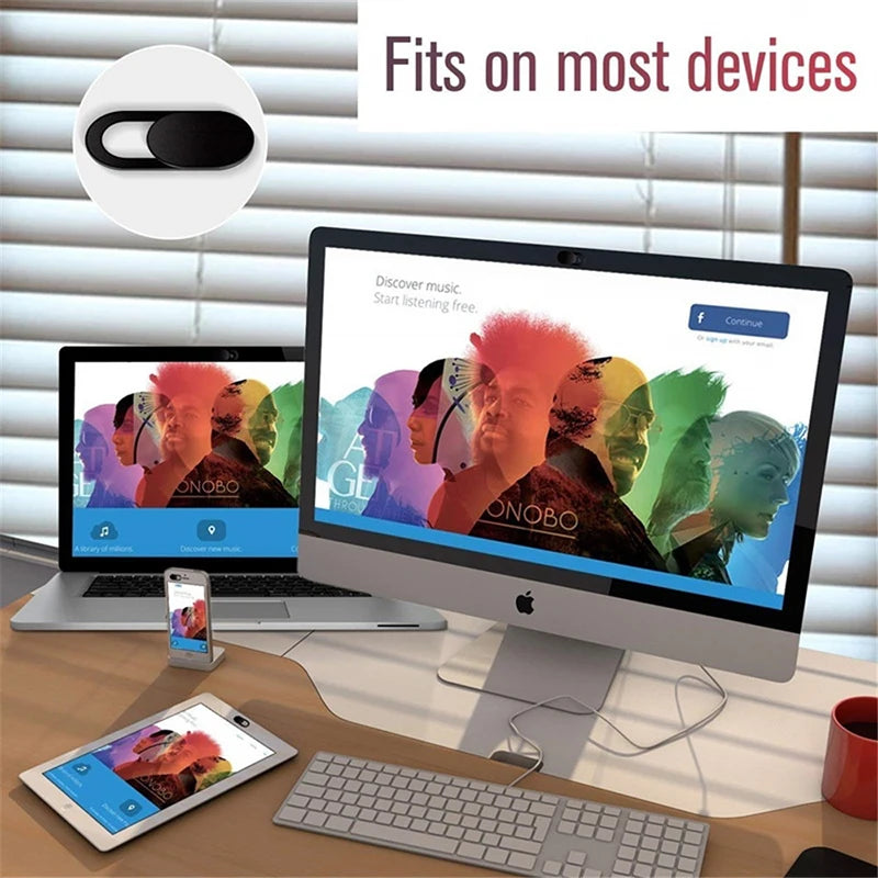100/20/10/5/1pcs Sliding Webcam Cover Laptop Camera Cover Slider Phone Antispy For iPad Macbook Tablet Lenses Privacy Sticker