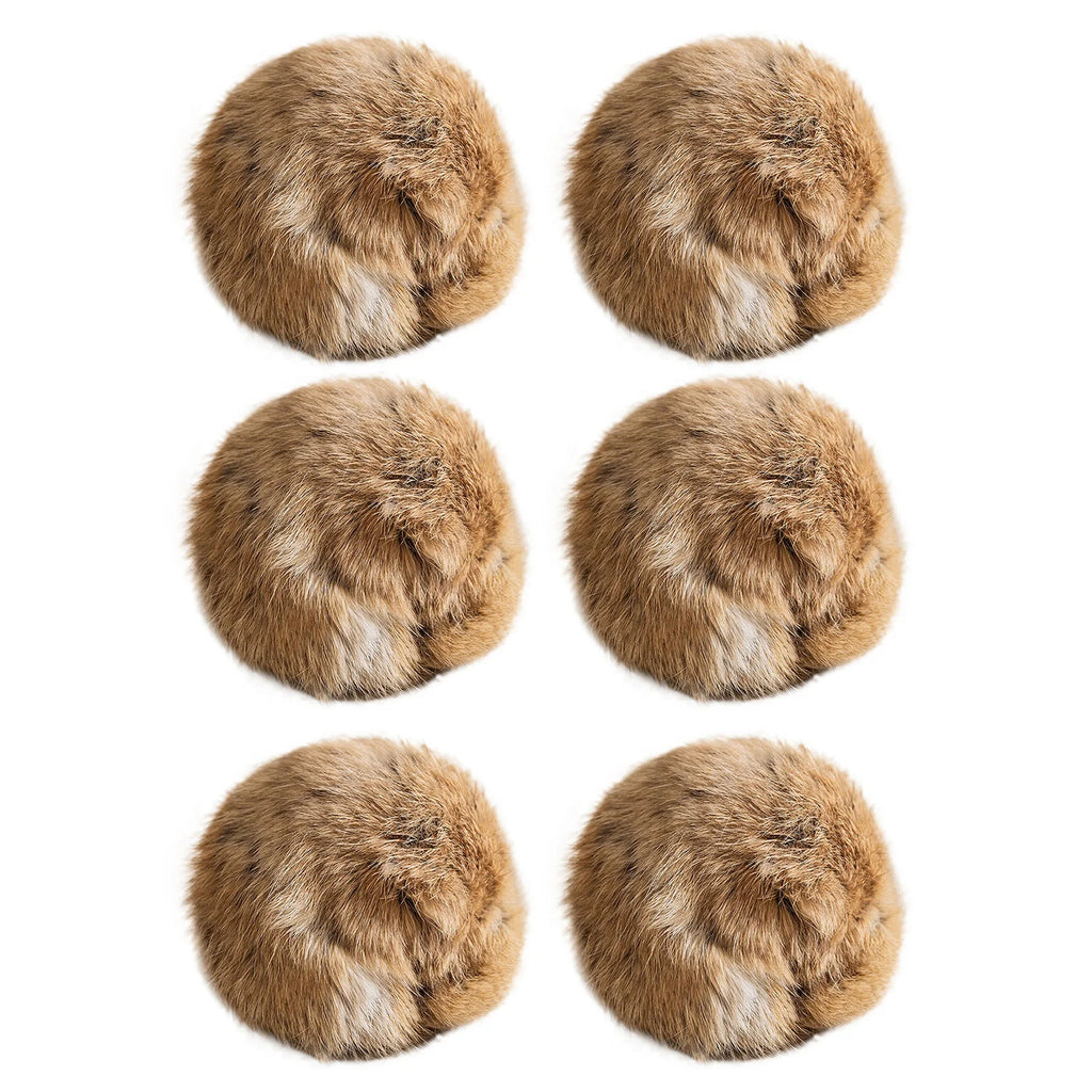 Rabbit Fur Ball Cat Toy