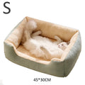 Cushioned Pet Basket Bed