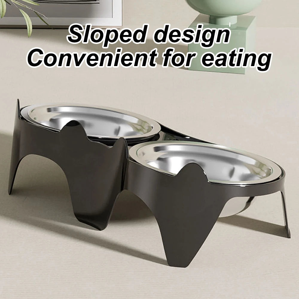 Anti-Tip Stainless Pet Bowl