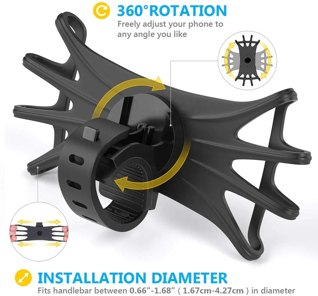 Elastic Silicone Bike Mount