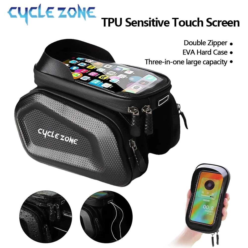 Touchscreen Bike Frame Bag