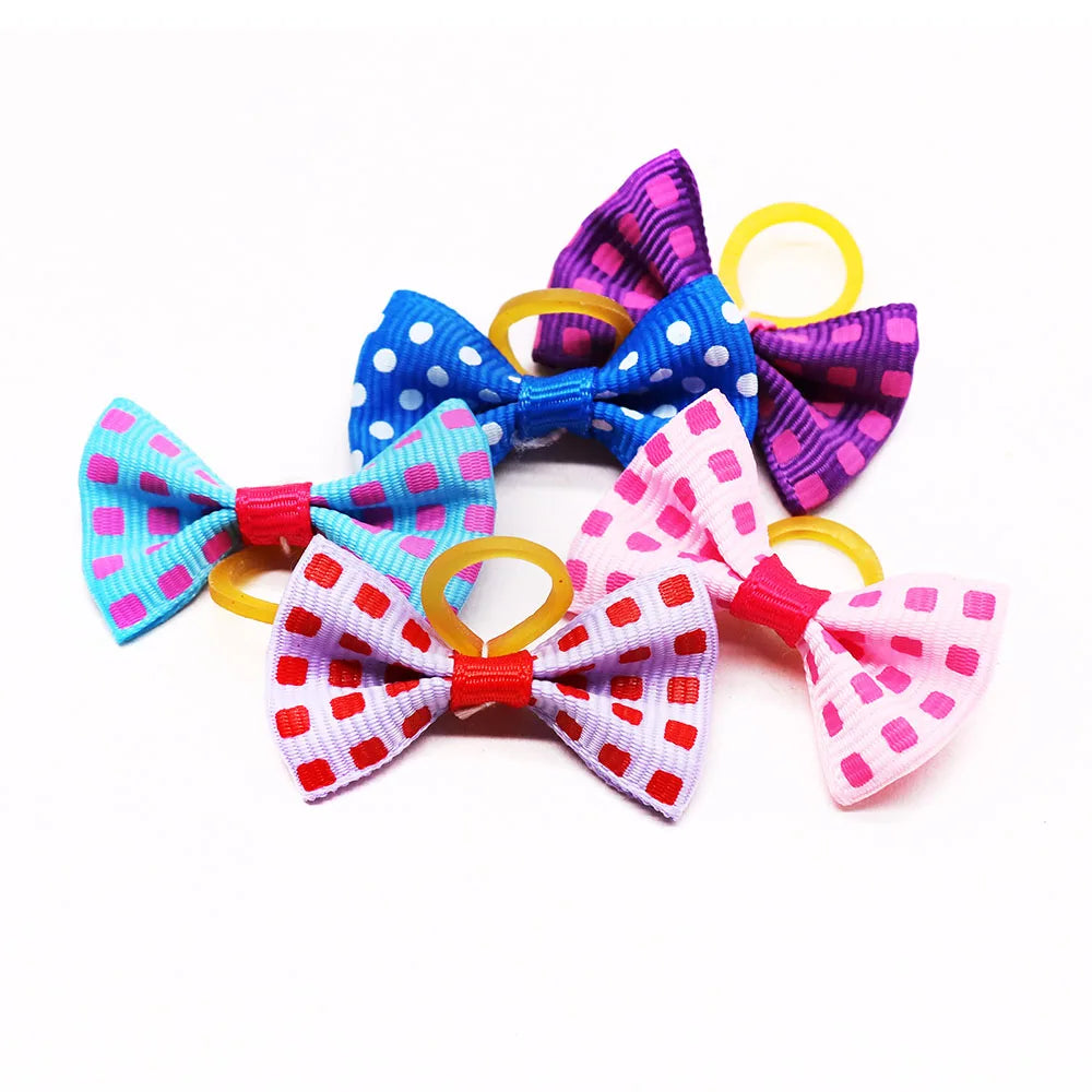 Puppy Hair Bows Set