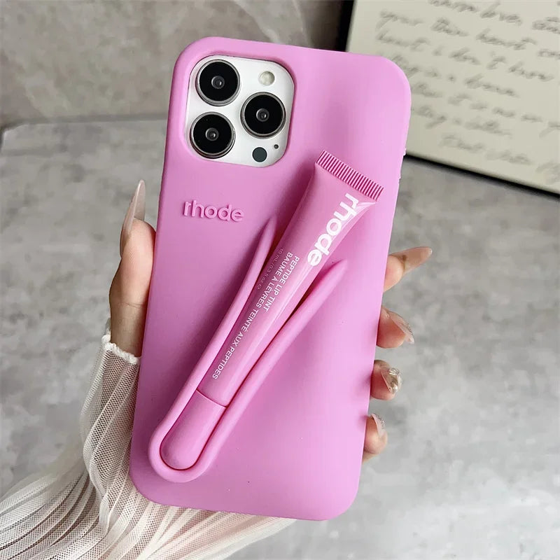 Lip Gloss Silicone iPhone Case