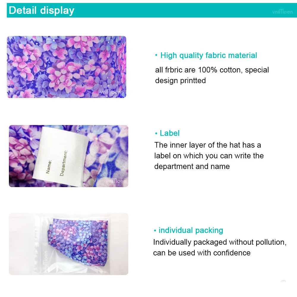 Groomer Work Scrub Cap