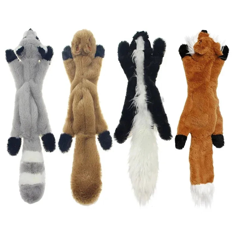 Plush Animal Squeaky Dog Toy