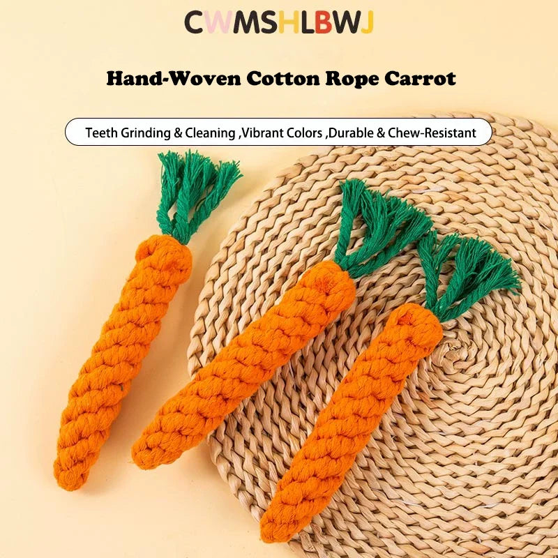 Carrot Rope Chew Toy