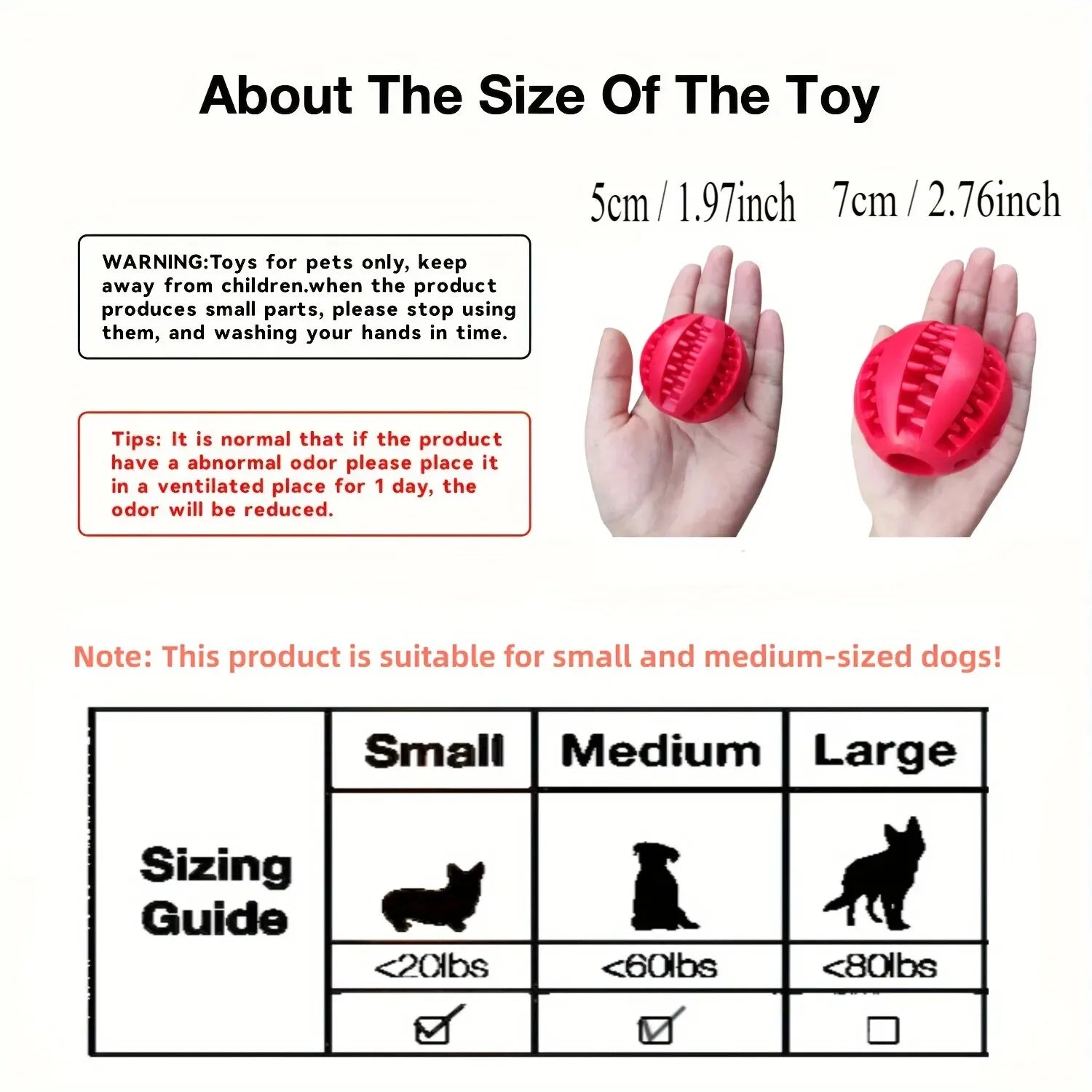 Bite-Resistant Dog Treat Ball