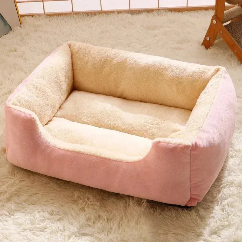 Plush Winter Pet Bed