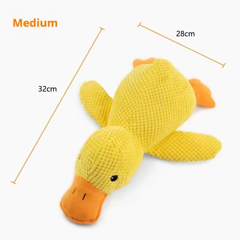 Plush Duck Interactive Dog Toy