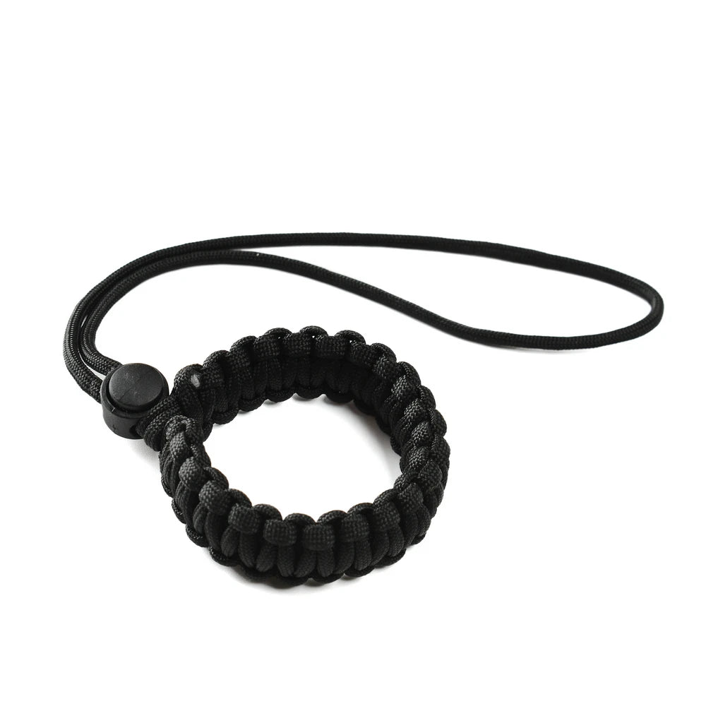 Adjustable wrist strap attachment for dog leash