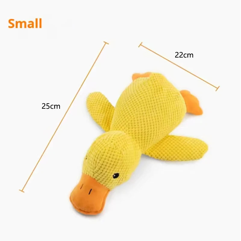 Plush Duck Interactive Dog Toy