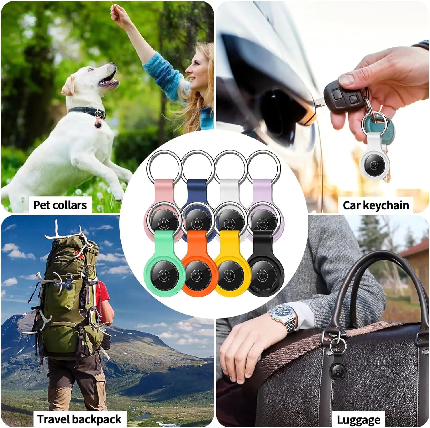 Silicone AirTag Collar Case