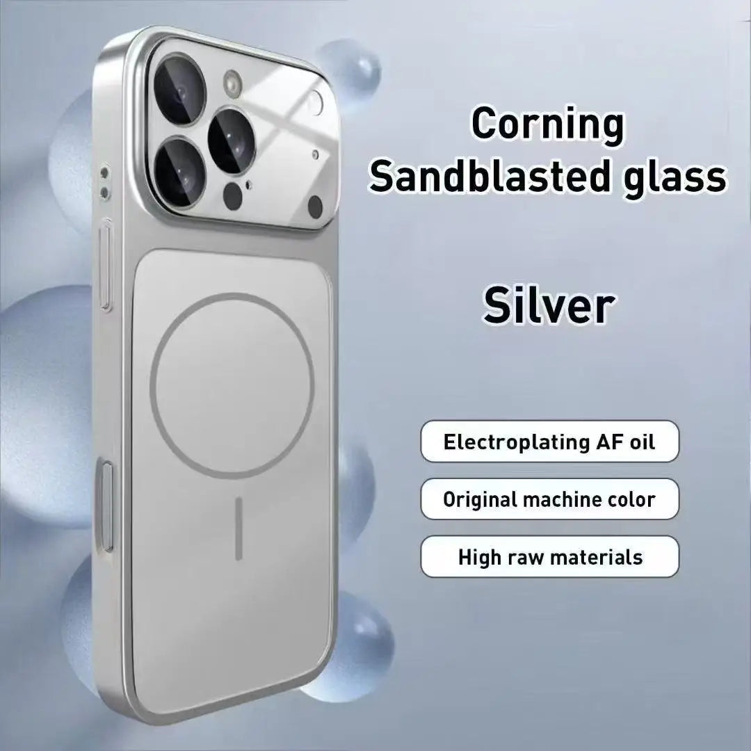 Frosted Glass MagSafe Case
