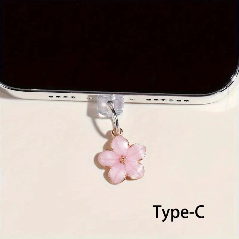 Flower Charm Dust Plug