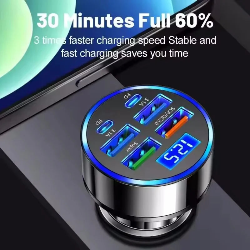350W Fast USB Car Charger
