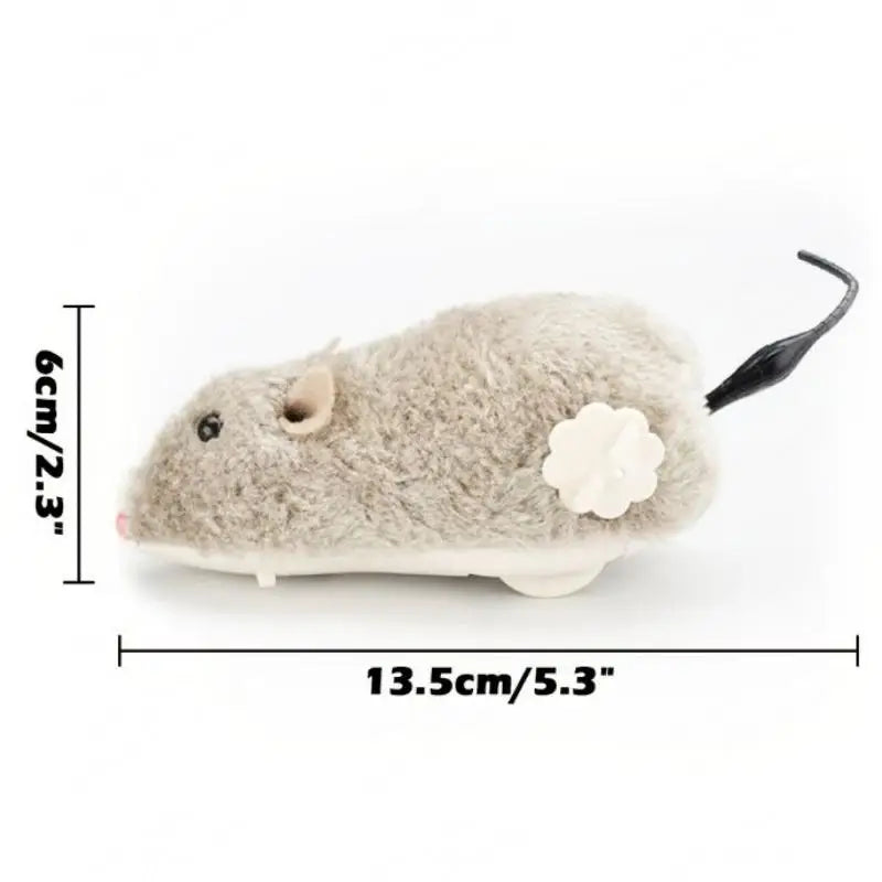 Wind-Up Plush Mouse Toy