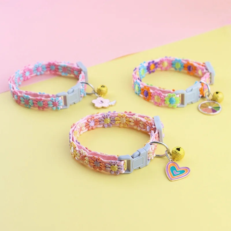 Bell Charm Pet Collar